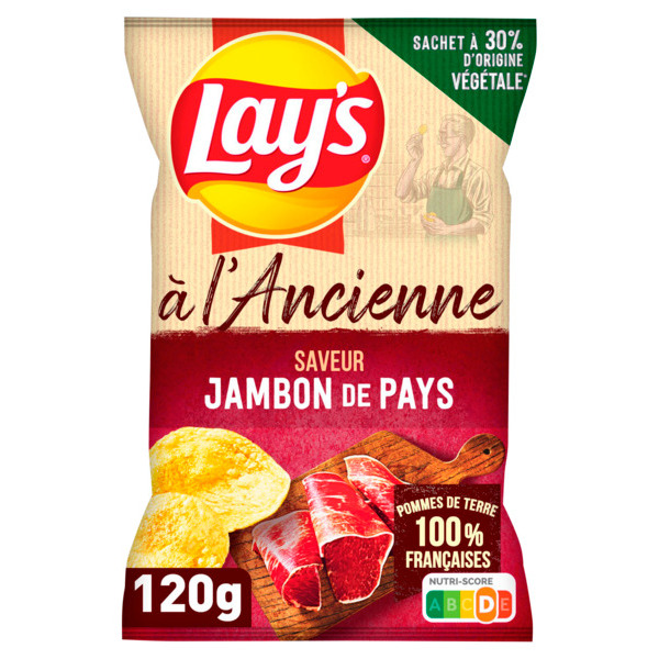 CHIPS À L'ANCIENNE JAMBON DE PAYS
