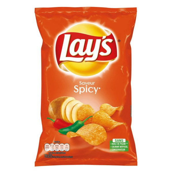 Chip's Saveur Spicy 3168930008125 LAY'S Chip's Saveur Spicy 3168930008125 LAY'S