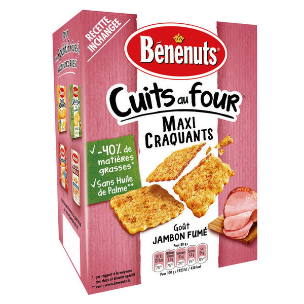 Crackers Cuits au four Maxi Craquants 