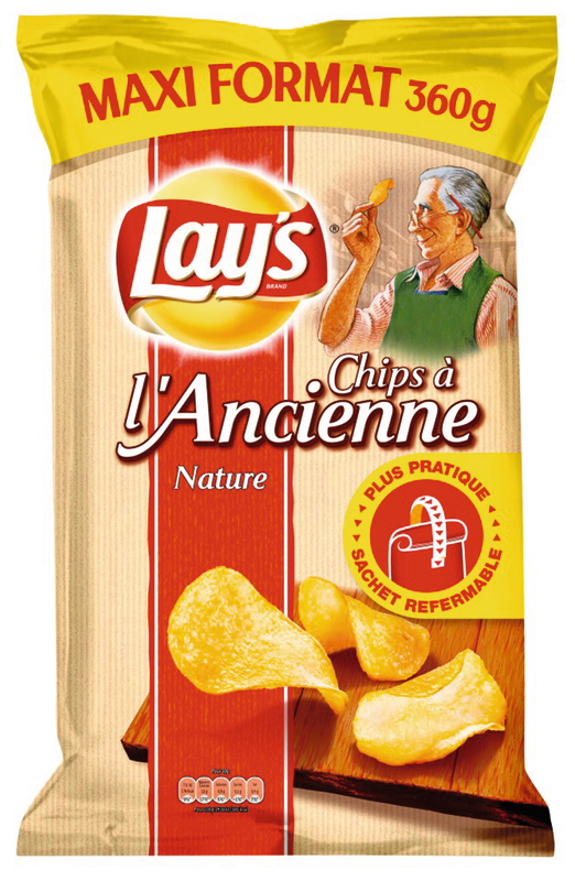 CHIPS A L'ANCIENNE SACHET REFERMABLE LAY'S
