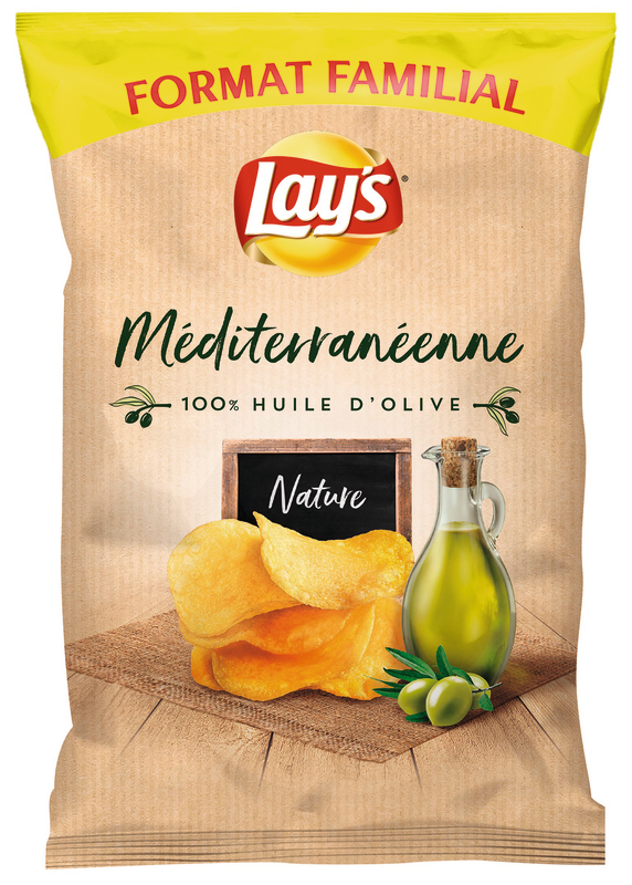 CHIPS RECETTE  MÉDITERRANÉENNE NATURE LAY'S