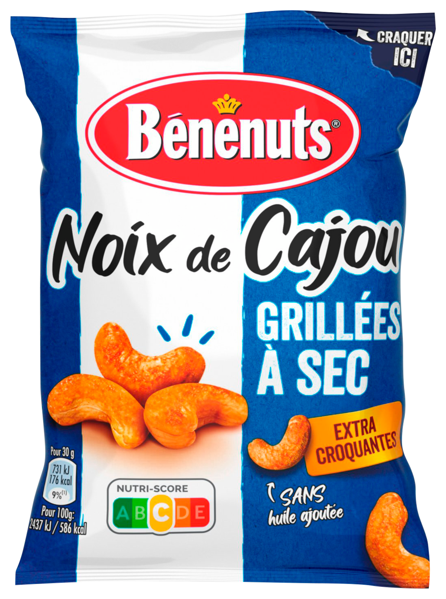 NOIX DE CAJOU GRILLÉES À SEC