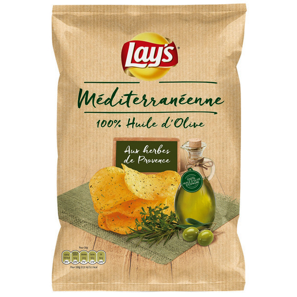 Chips méditerranéenne à l'huile d'olive et aux ...