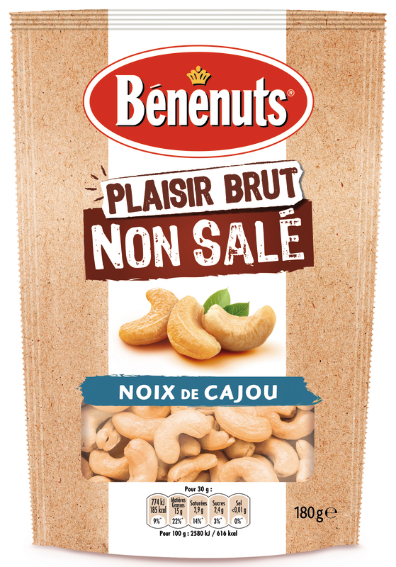 PLAISIR BRUT NON SALÉ  CAJOU BENENUTS