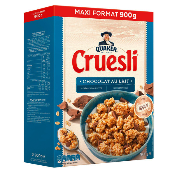  SUR LA GAMME DES CÉRÉALES QUAKER code EAN 3168930010838 