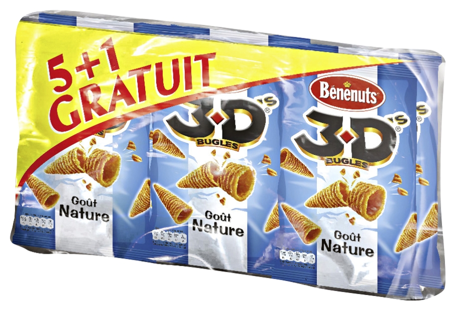 3D's bugles nature Bénénuts