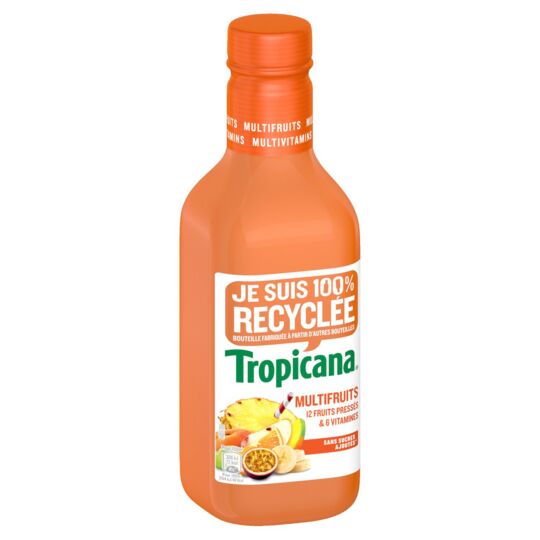  Jus de fruits  multivitamines sans sucres ajoutés TROPICANA code EAN 3168930156680 