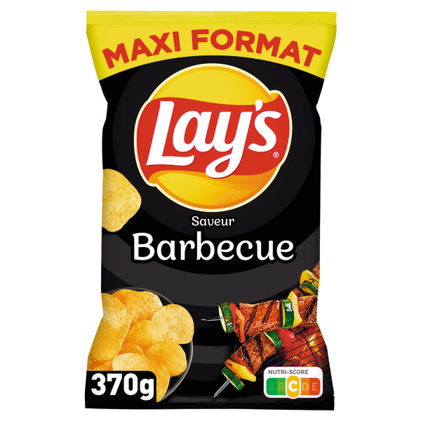 LAY'S CHIPS MAXI FORMAT BARBECUE
 code EAN 3168930164050 
