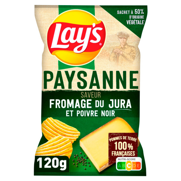 CHIP'S PAYSANNE FROMAGE DU JURA POIVRE
