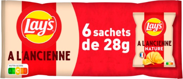  Chips Lay's Nature  code EAN 3168930168287 