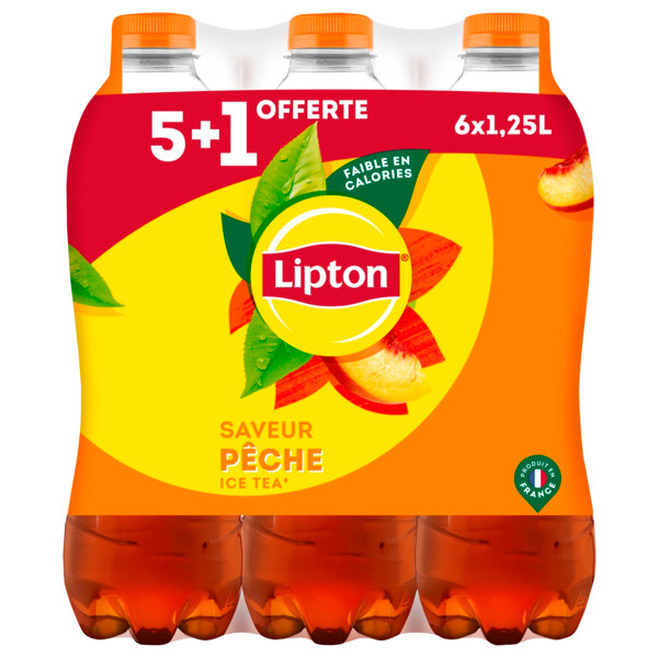  Lipton Ice Tea Saveur Pêche  code EAN 3168930176664 