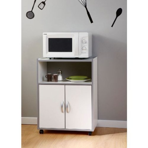 803191 easy desserte panneau de particules blan...