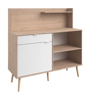 LINEA NATURA Buffet bas 1 porte 1 tiroir OLGA d...