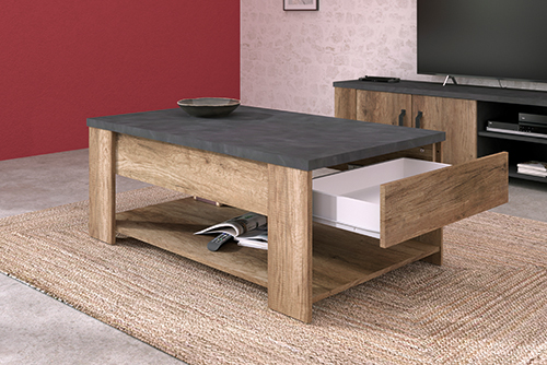 TABLE BASSE AVEC TIROIR “TORSTEN”