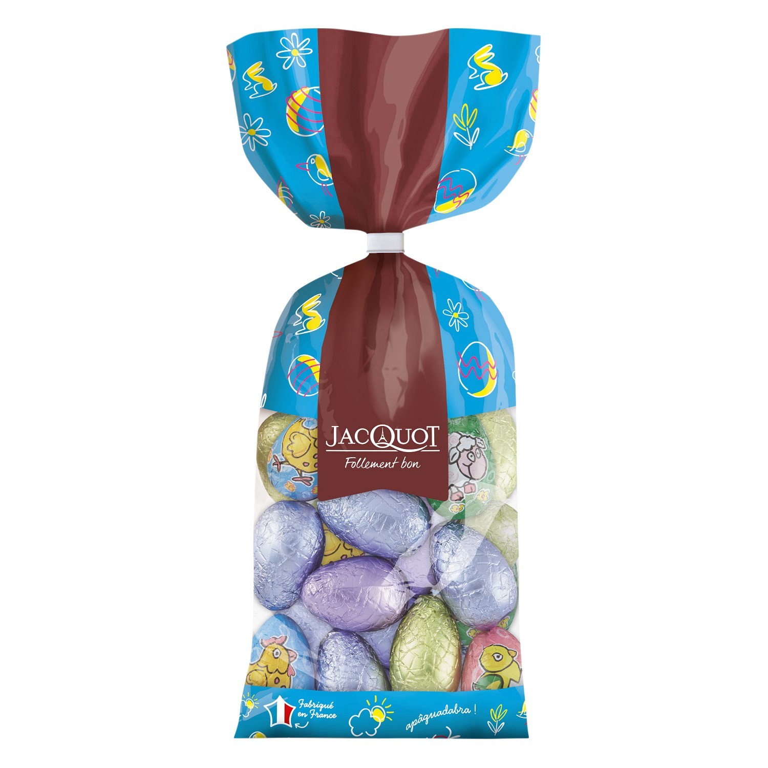 Chocolat de Pâques au lait œufs assortiment JAC...