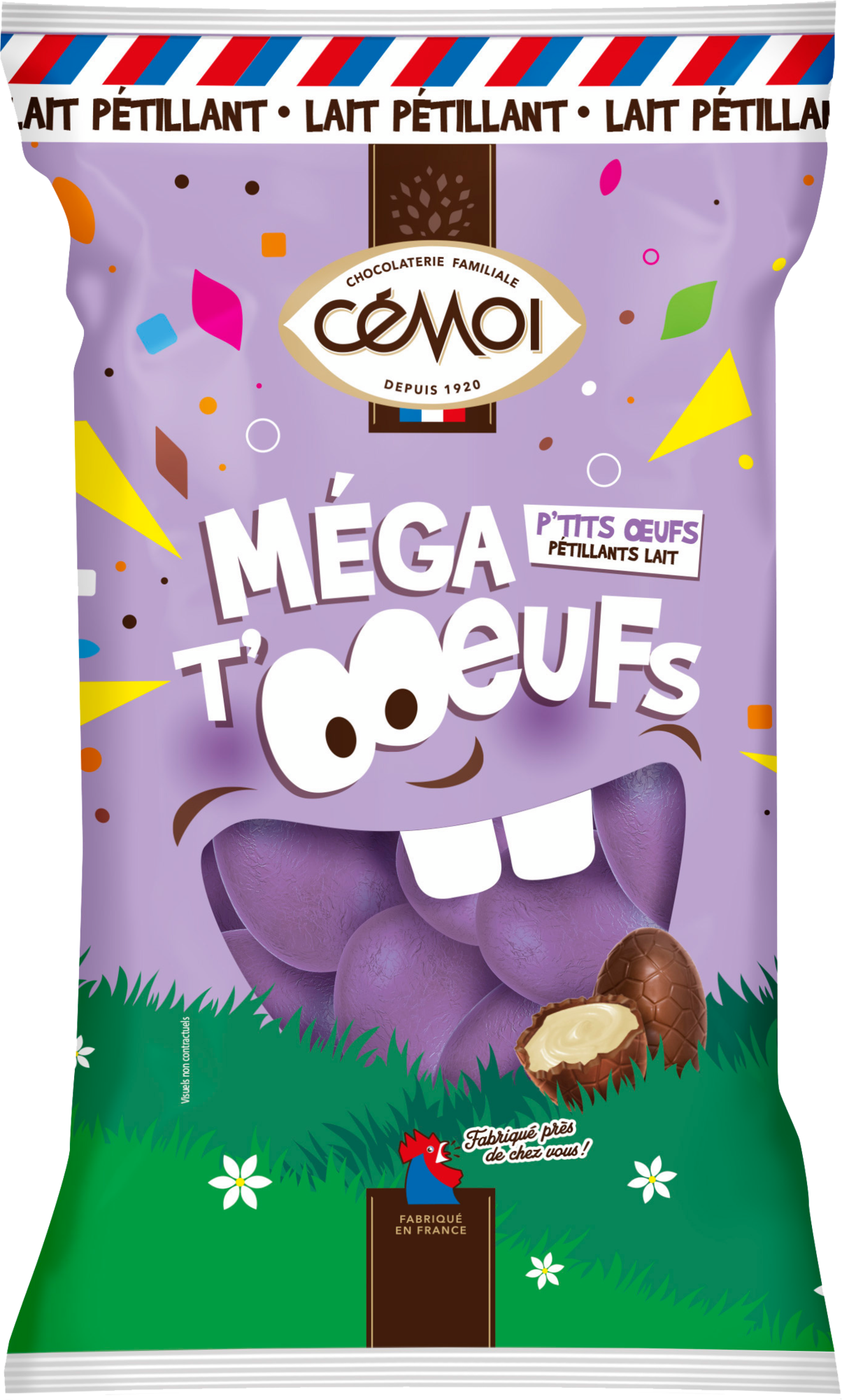 CÉMOI P'TITS OEUFS MÉGA T'OEUFS code EAN 3173286832508 