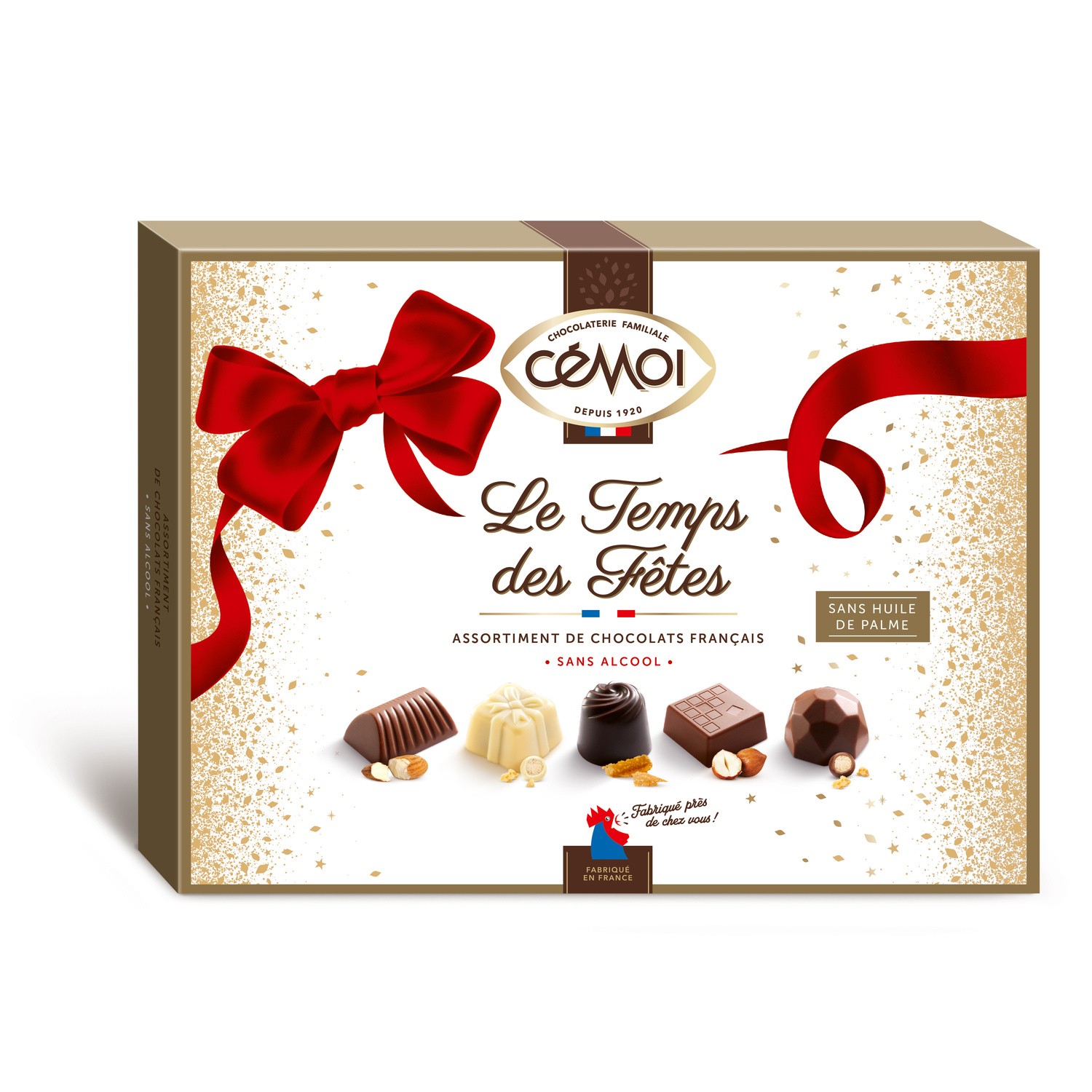 CEMOI Chocolat assortiment sans alcool CEMOI code EAN 3173287739608 