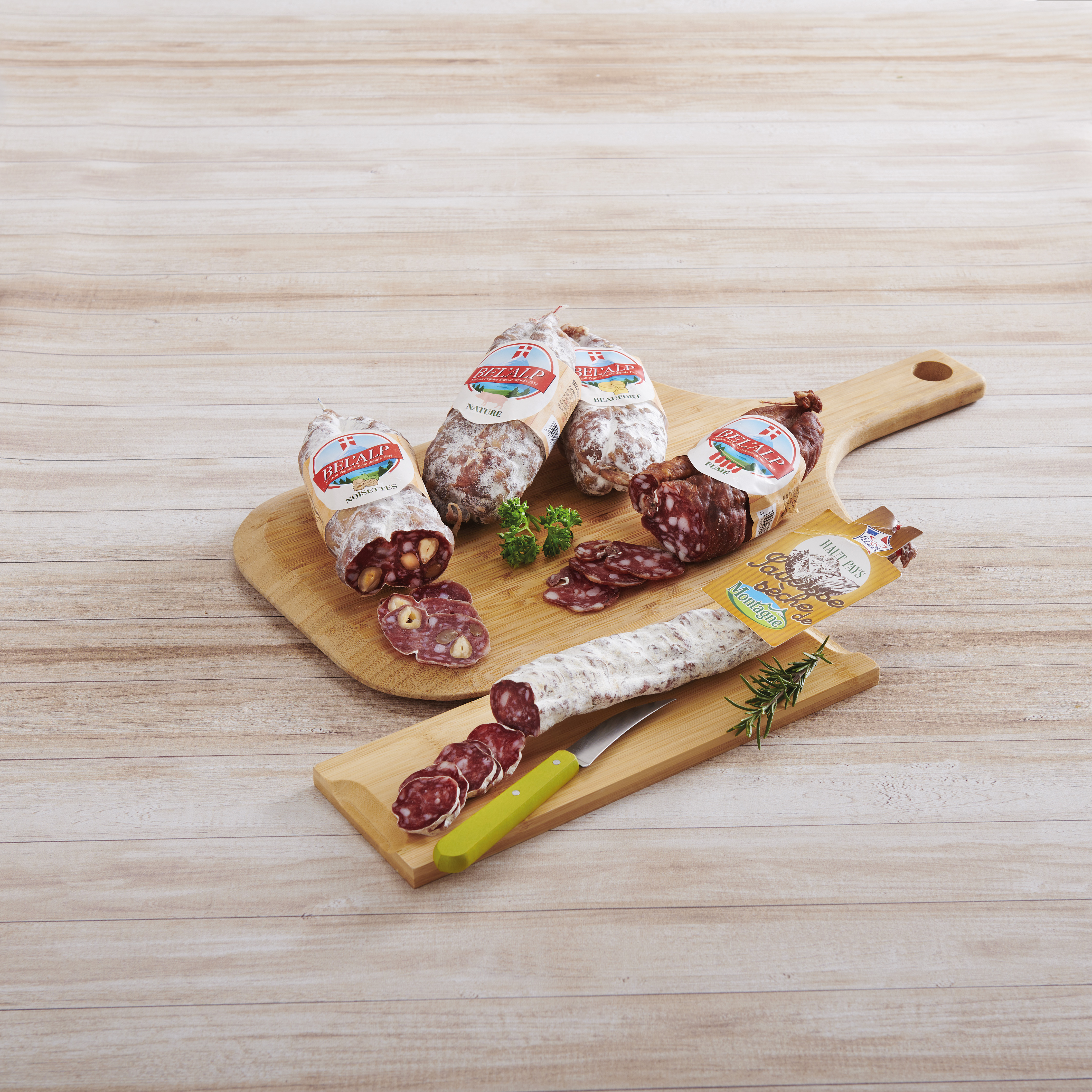  SAUCISSE DROITE DE MONTAGNE OU SAUCISSON SEC BEL'ALP OU SAUCISSON SEC BEL'ALP code EAN 3173660038007 