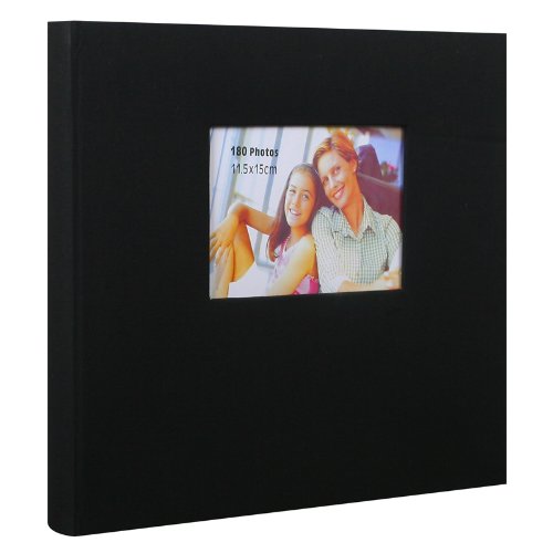 Album Photo Erica Prestige Adhésif 340x330 mm Noir
