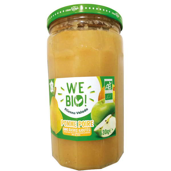 we-bio PURÉE DE POMMES ET POIRES WE BIO(1) code EAN 3174061051121 