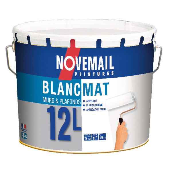 Peinture Murs & Plafonds Bi-Couche Blanc Mat 12 L code EAN 3174269054139 