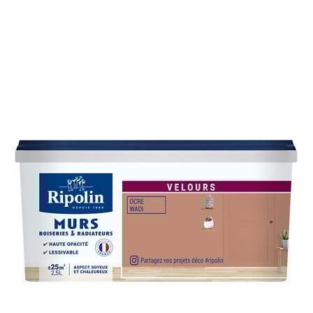 Peinture Deco - Ocre wadi - Velours - 2,5L