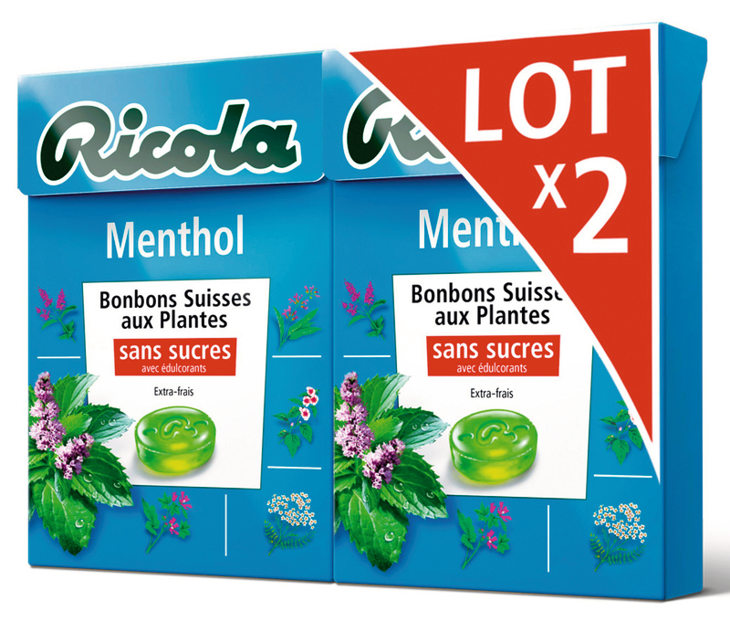 BONBONS SANS SUCRE MENTHOL Ricola