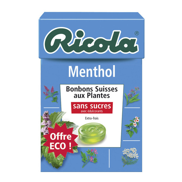 Bonbons aux plantes 
sans sucres 
