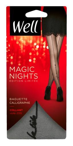 Collant  baguette 
caligraphie 
MAGIC NIGHTS