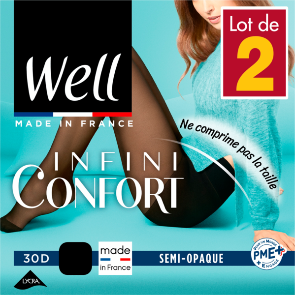  Collants Infini Confort Well code EAN 3174551658403 