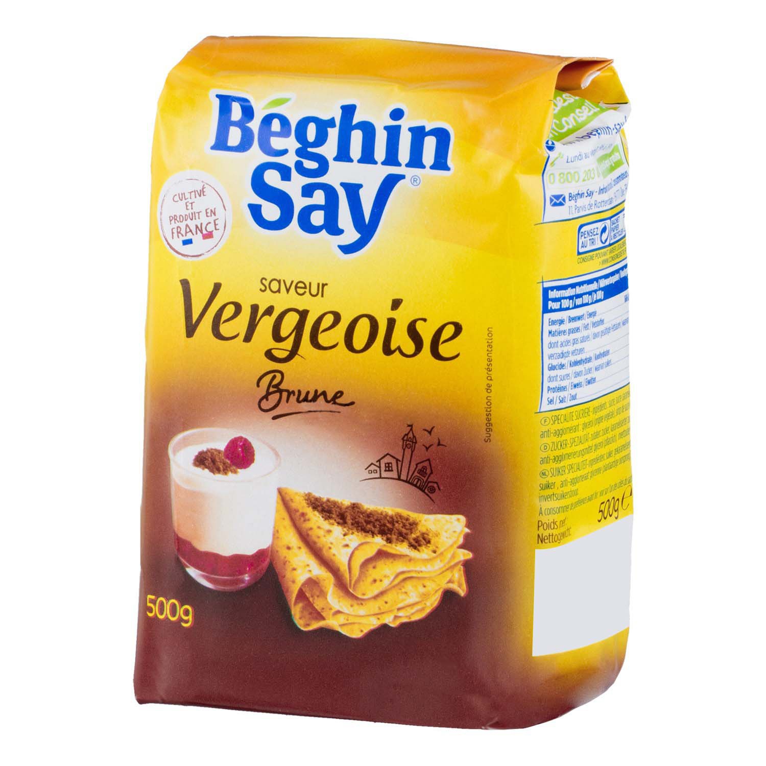 Sucre saveur vergeoise brune BEGHIN SAY