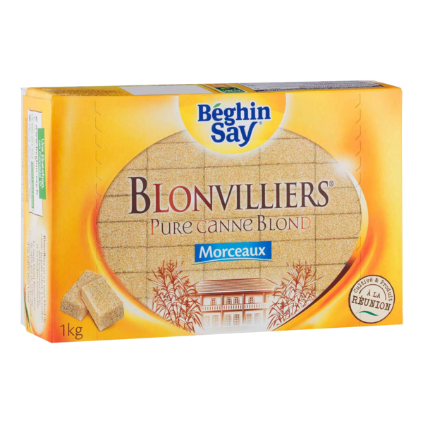 BEGHIN SAY Sucre en morceaux pure canne Blonvilliers code EAN 3174660016026 