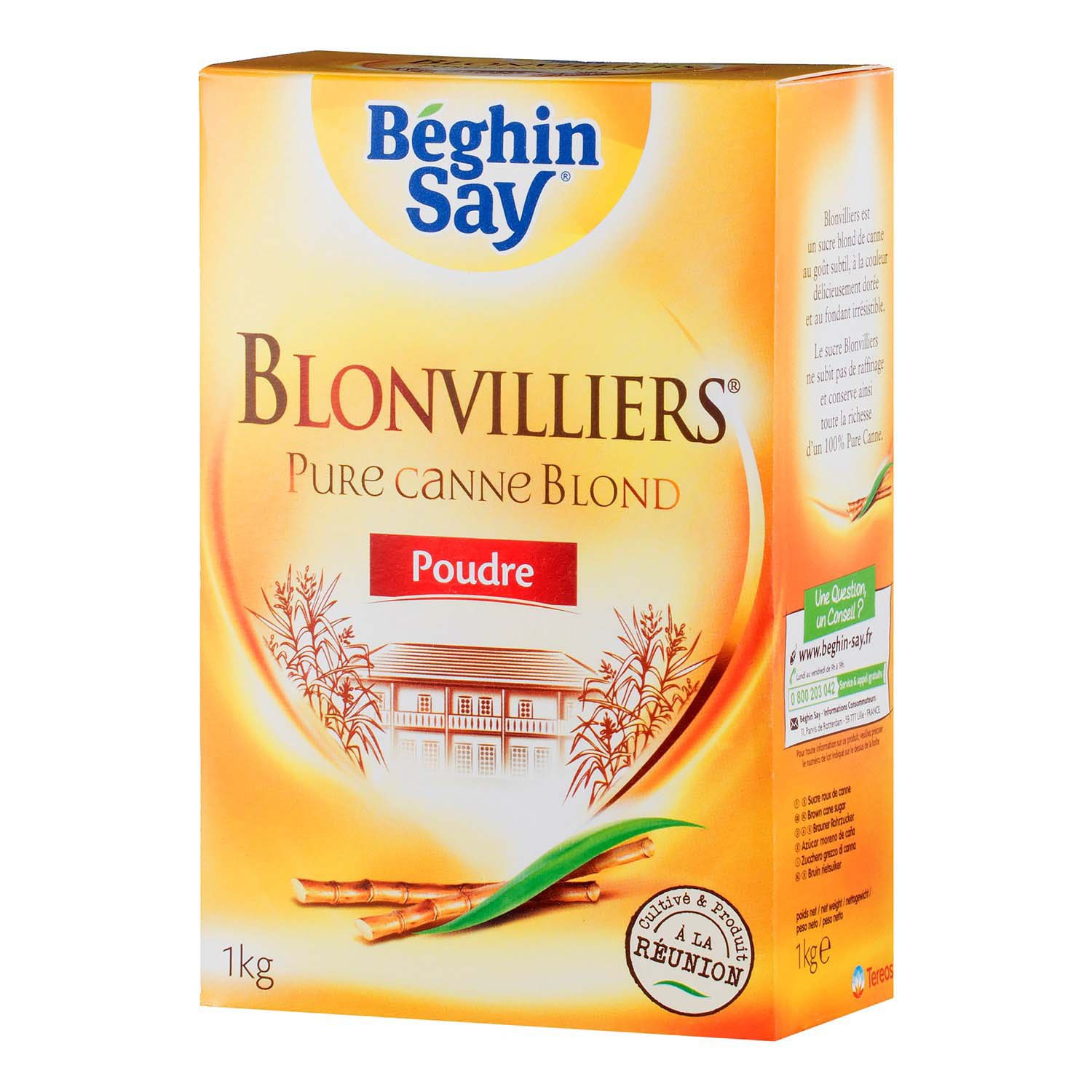 BLONVILLIERS Sucre roux en poudre