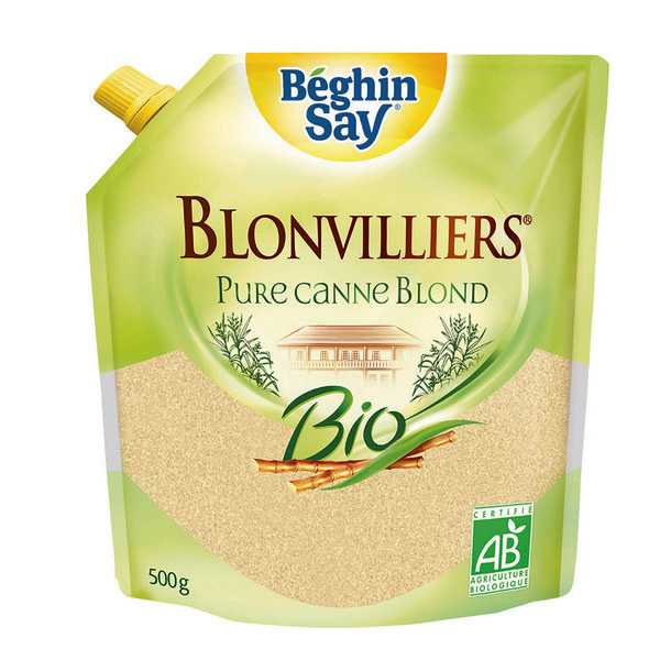 beghin-say Sucre Blonvilliers Pure canne blond Bio code EAN 3174660091795 