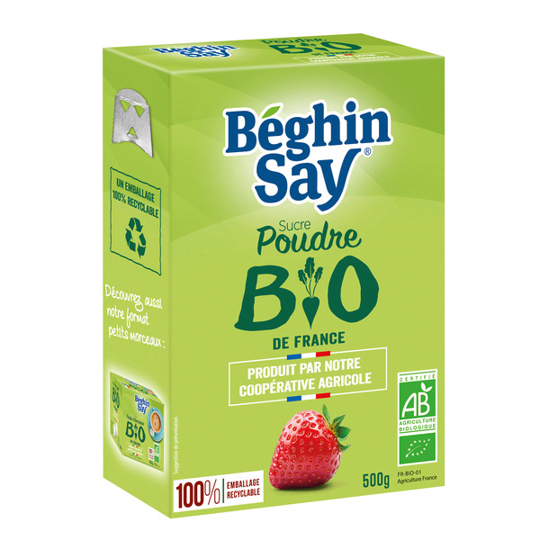 Sucre en poudre Bio