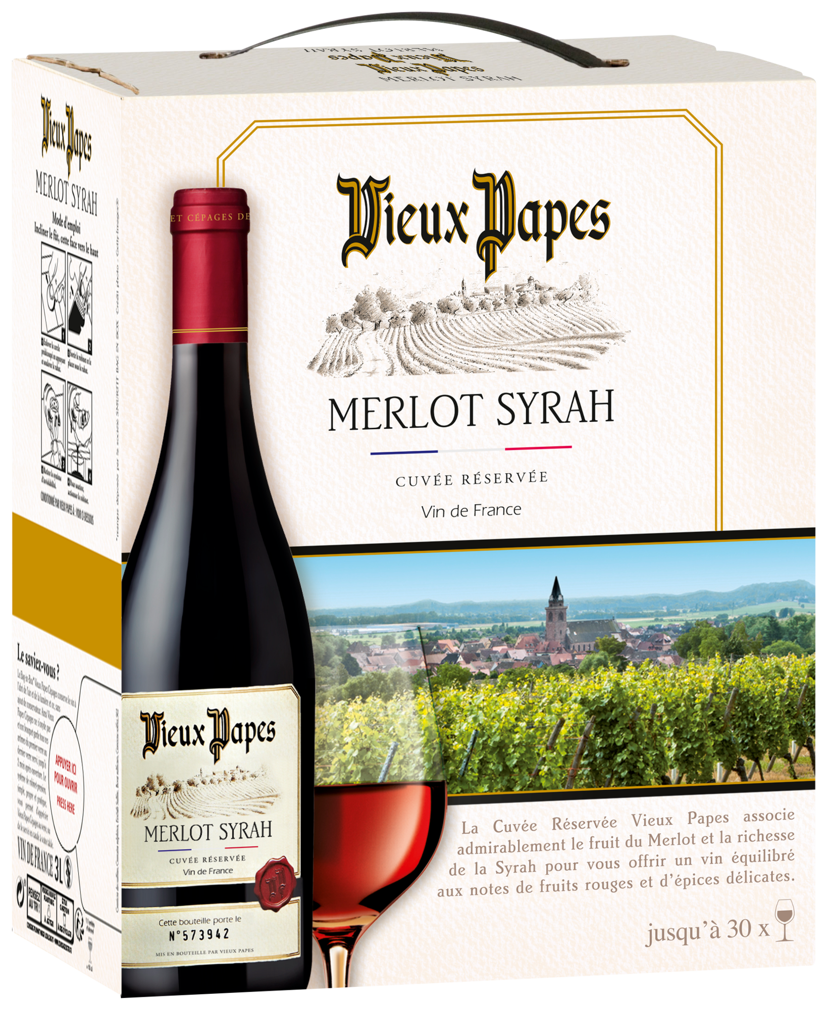 VIN DE L'UNION EUROPÉENNE ROUGE