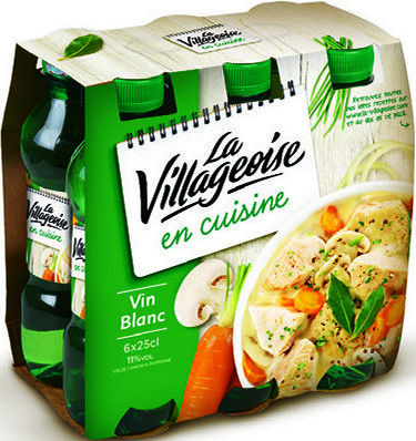  VIN DE L’UNION EUROPÉENNE BLANC “LA VILLAGEOISE EN CUISINE” code EAN 3175528450242 