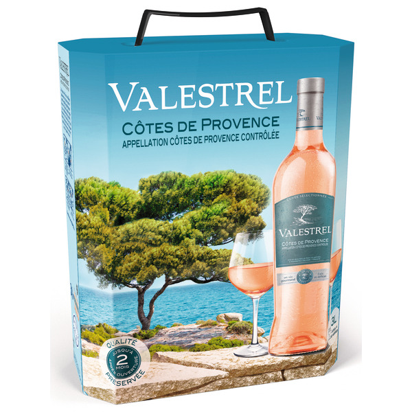 VALESTREL AOP CÔTES DE PROVENCE ROSÉ
 code EAN 3175529623355 
