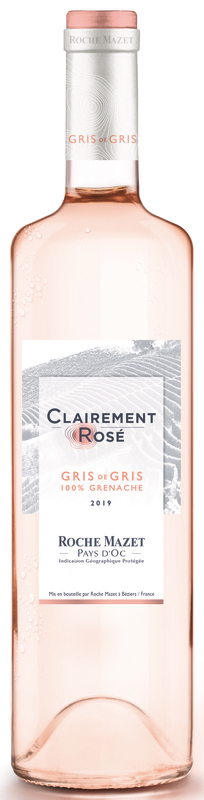 IGP PAYS D'OC  ROSE CLAIREMENT GRIS DE GRIS ROC...