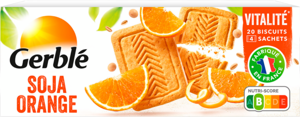 GERBLE BISCUIT SOJA ORANGE
 code EAN 3175680011442 