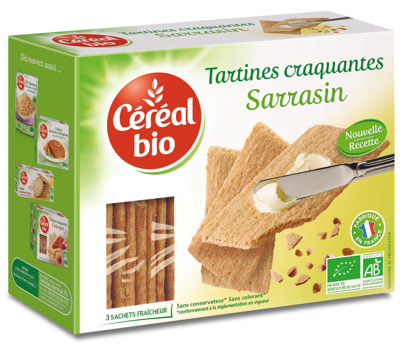 TARTINES CRAQUANTES SARRASIN CEREAL BIO