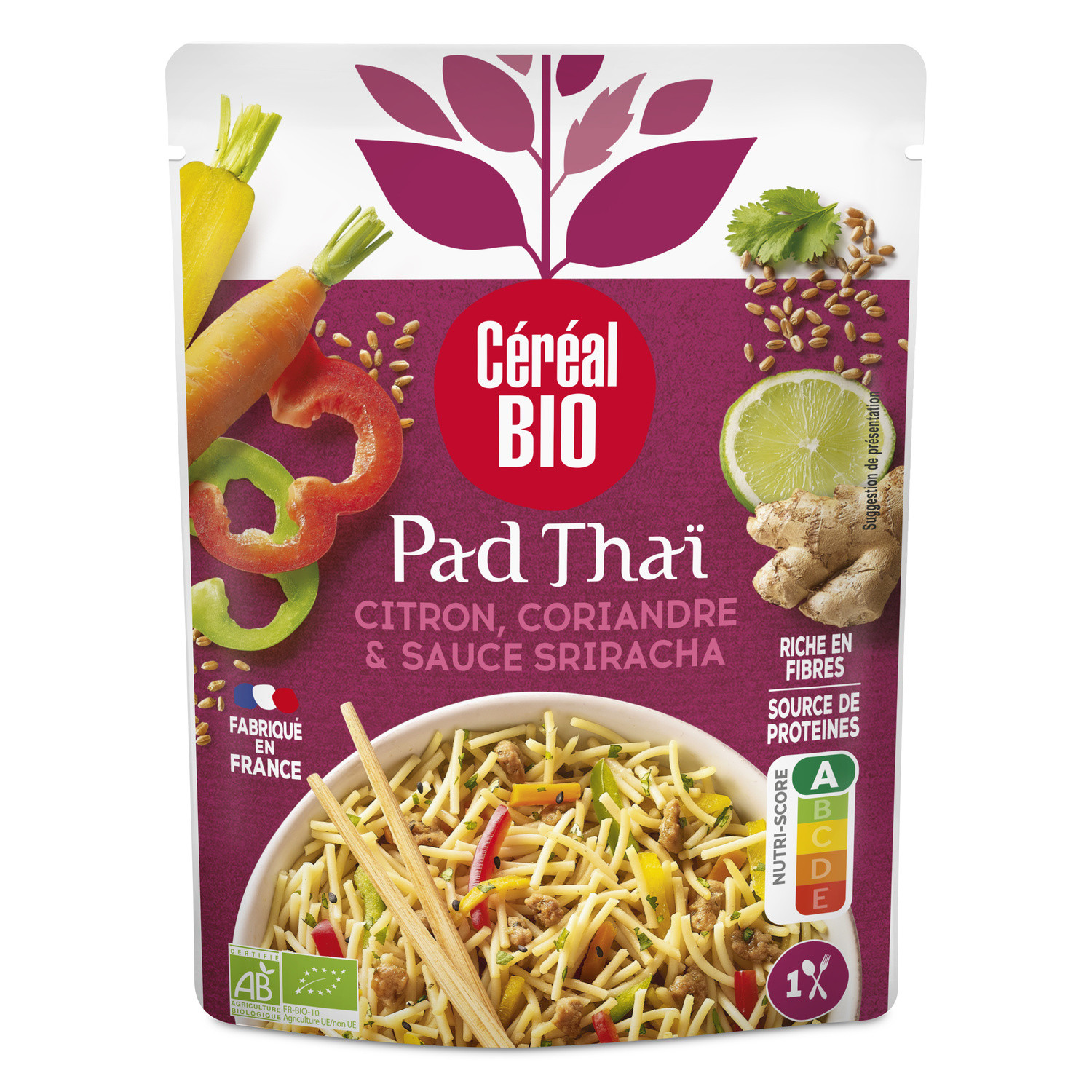 Nouilles pad Thaï Bio CEREAL BIO