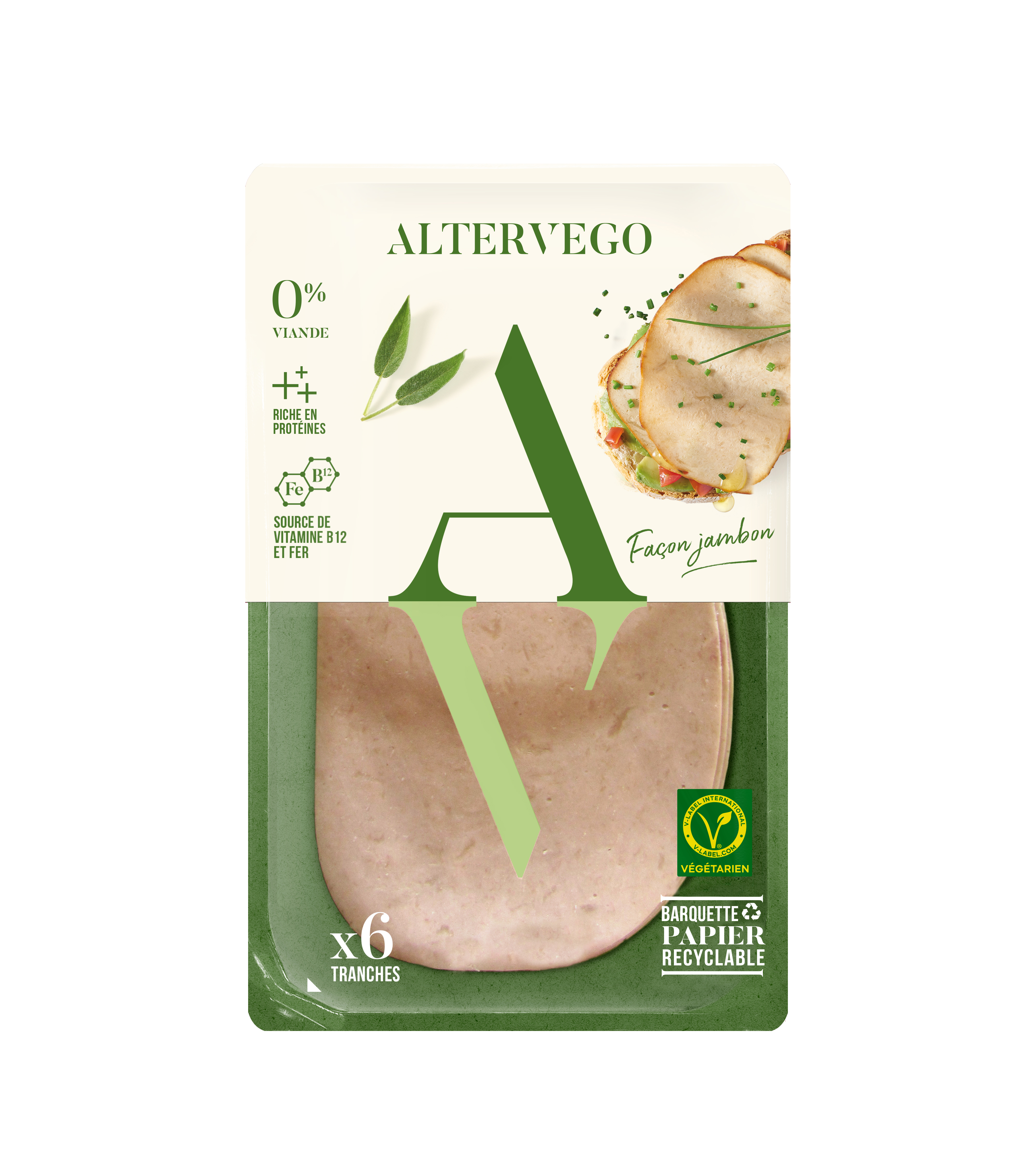 ALTERVEGO FAÇON JAMBON code EAN 3175681296299 