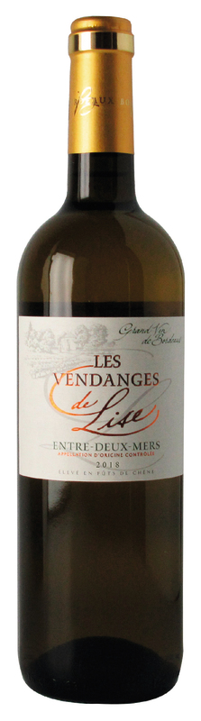 Les Vendanges de Lise AOP ENTRE-DEUX-MERS BLANC 2018 Les Vendanges de Lise code EAN 3176481017664 