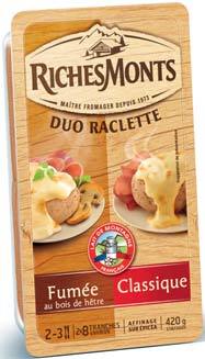  DUO RACLETTE 26% MAT.GR.* “RICHESMONTS” code EAN 3176582016306 