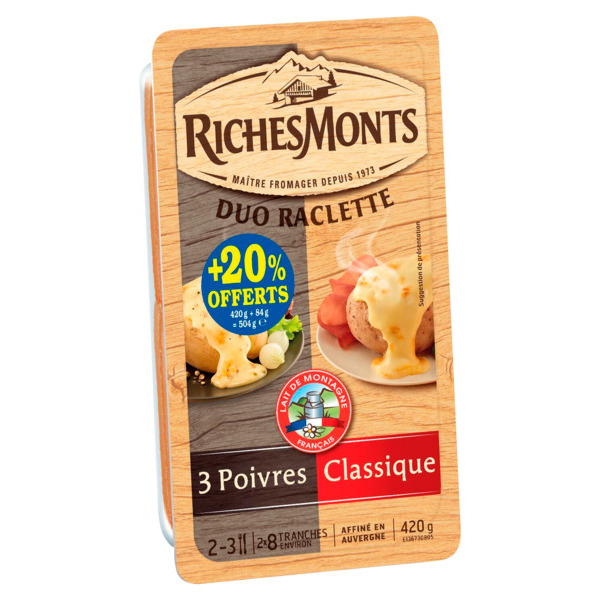  Raclette Richesmonts code EAN 3176582081151 