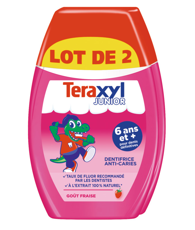 TERAXYL DENTIFRICE JUNIOR ANTI CARIES 6ANS ET + TERAXYL code EAN 3178040681828 