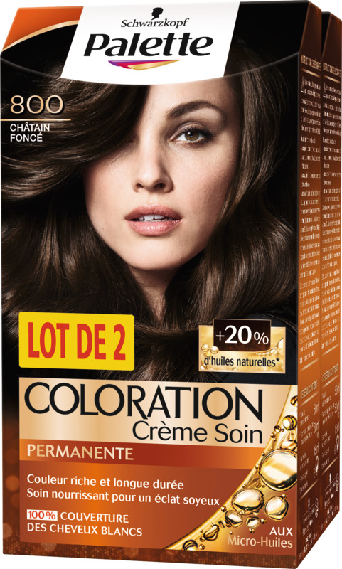 PALETTE COLORATION 800 CHÂTAIN FONCÉ PALETTE code EAN 3178040681910 