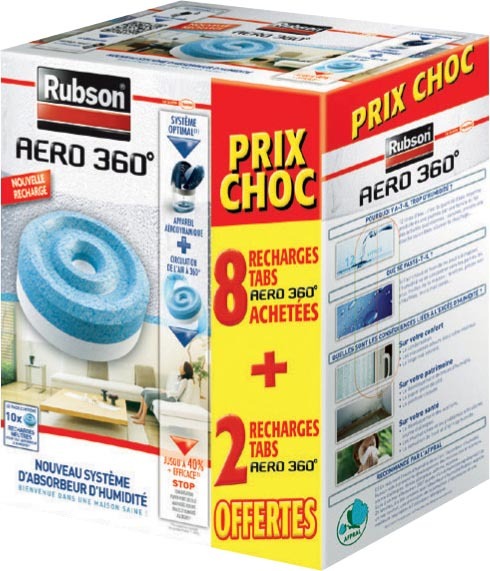 LOT DE RECHARGES(3)(4)(5) TABS AERO 360°