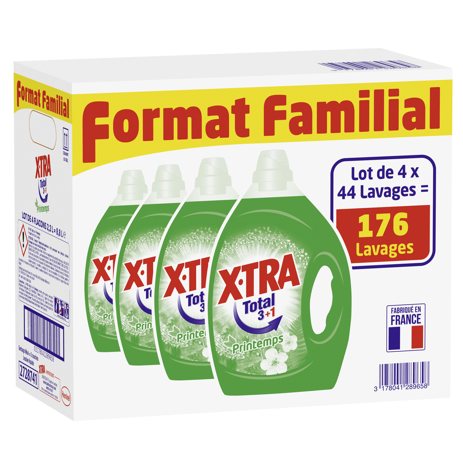 Lessive liquide printemps X-TRA